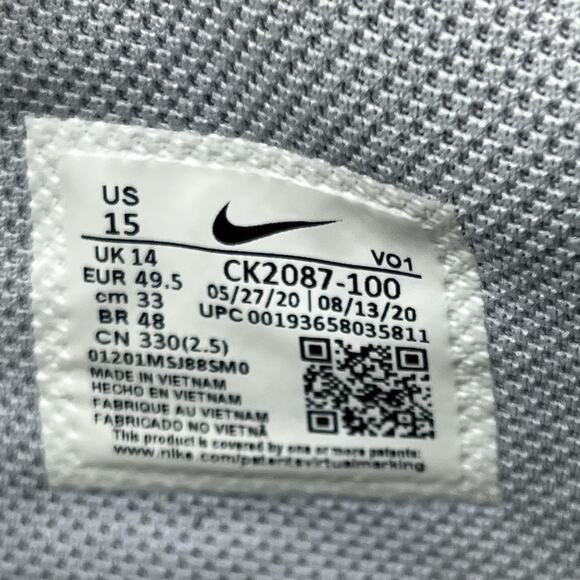 Nike Mamba Fury Basketball Shoes Men Size 15 White Gray Comfort Low Top Sneakers main image 10